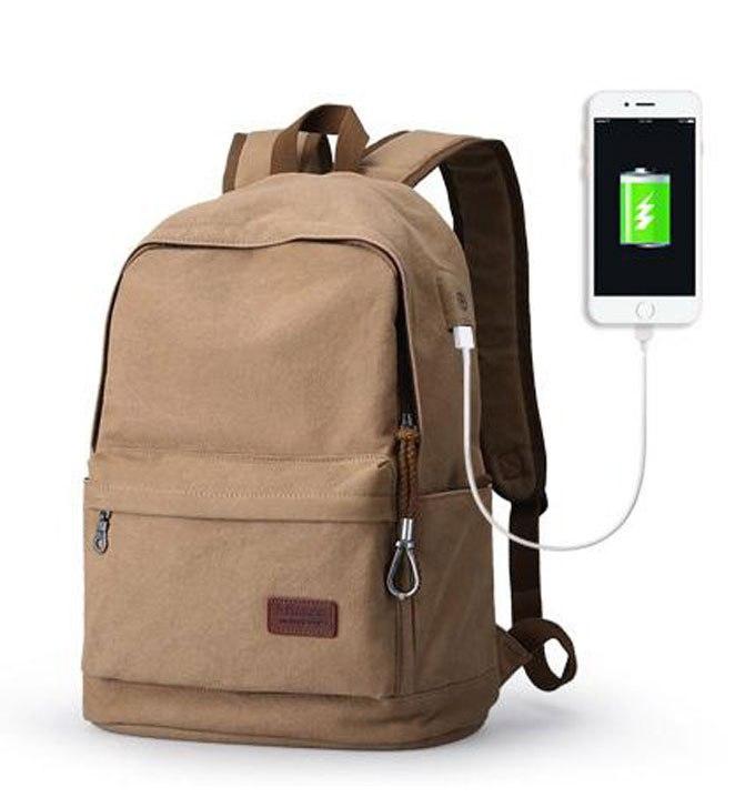 Mandii Large Capacity Computer Laptop Backpack with USB Charging Port Backpacks