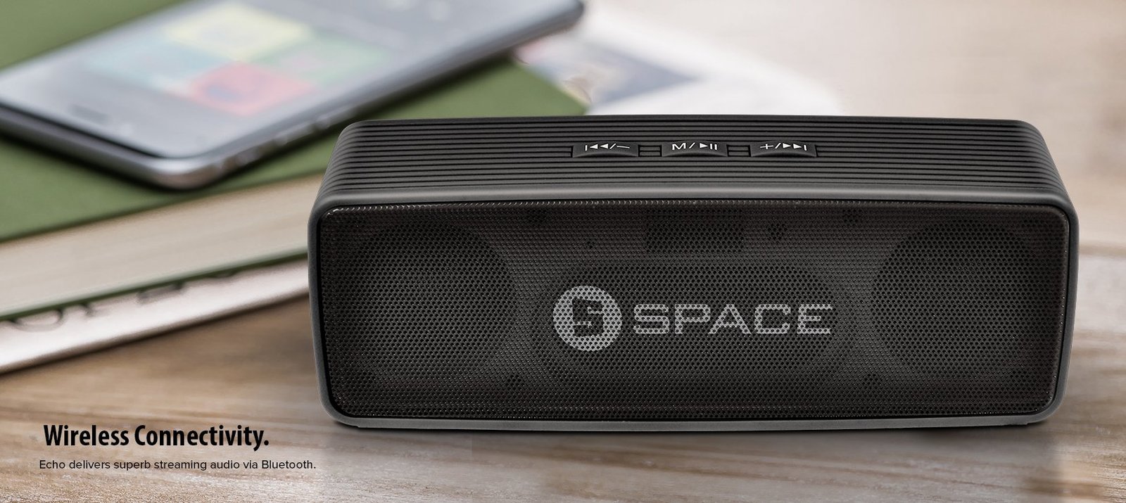 Space Echo Portable Bluetooth Speaker (EC802) NexGen Shop