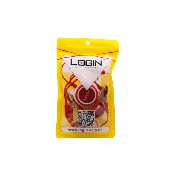 Login Smart Technology Clip Charger ROUND 2 USB