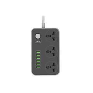 Ldnio Power socket Strip SC 3604 -3 Outlets and 6 USB Port