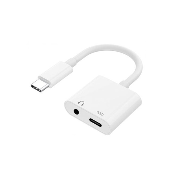Type c to 3.5 mm jack and charging cable