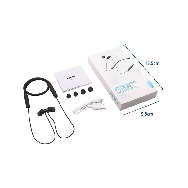 Lenovo HE05 Neckband Bluetooth Headset