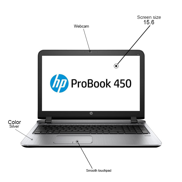 HP ProBook 450 G2 Core I3 5th Gen 4GB RAM 500GB Hard