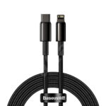 Baseus Tungsten Gold Fast Charging Data Cable Type-C to iP PD 20W 2m Black
