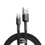1. Baseus cafule Cable USB For iP 2A 3m Gray+Black