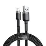 Baseus cafule Cable USB For lightning 1.5A 2M Gray+Black
