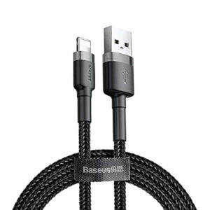 Baseus cafule Cable USB For lightning 1.5A 2M Gray+Black
