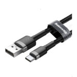 2. Baseus cafule Cable USB For Type-C 2A 2M Gray+Black