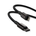 3. Baseus Tungsten Gold Fast Charging Data Cable Type-C to iP PD 20W 2m Black