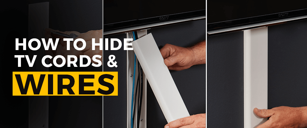 How to hide TV cords and wires