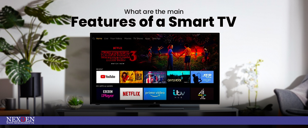 What are the main features of a smart TV?